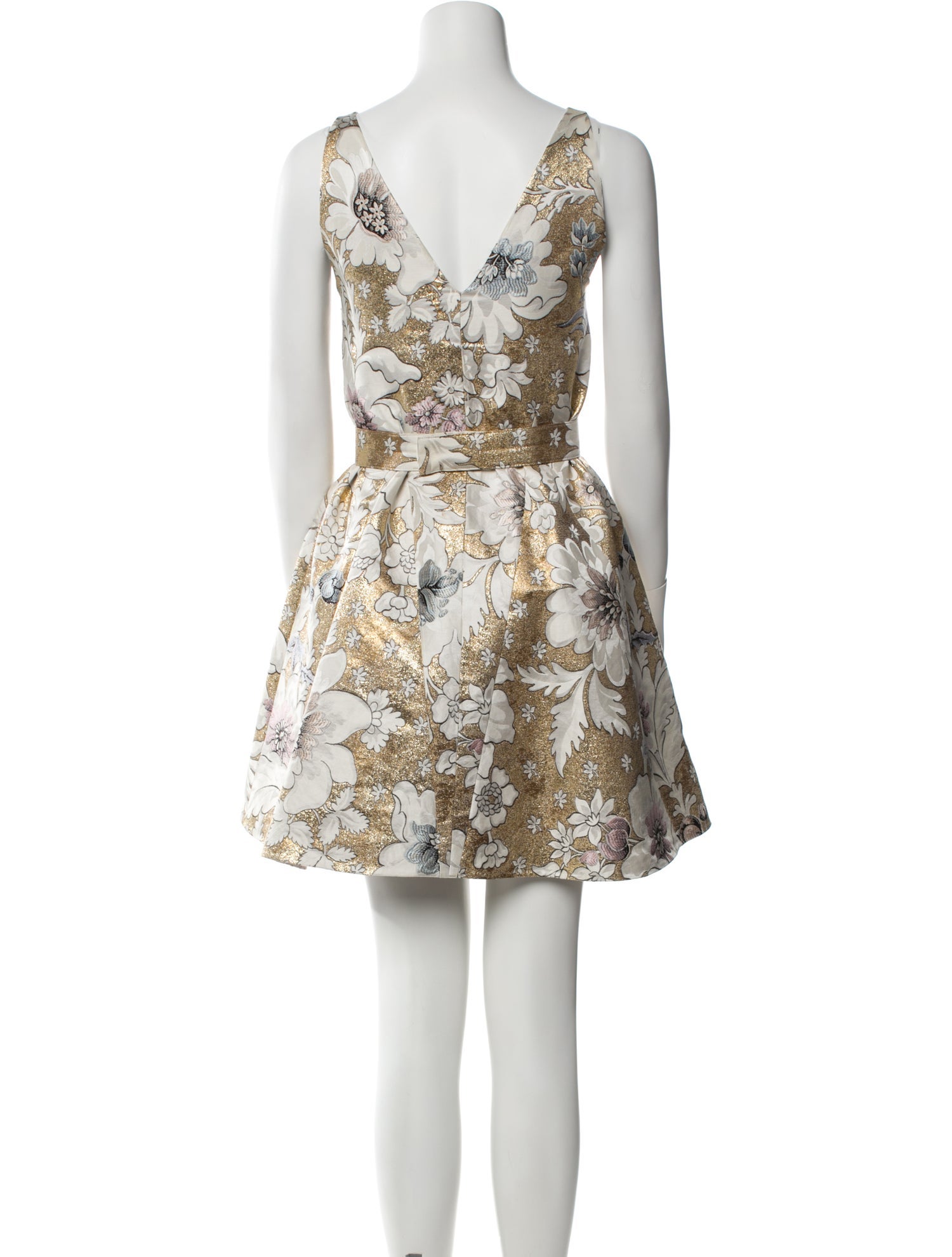 Fendi Floral Print Mini Dress